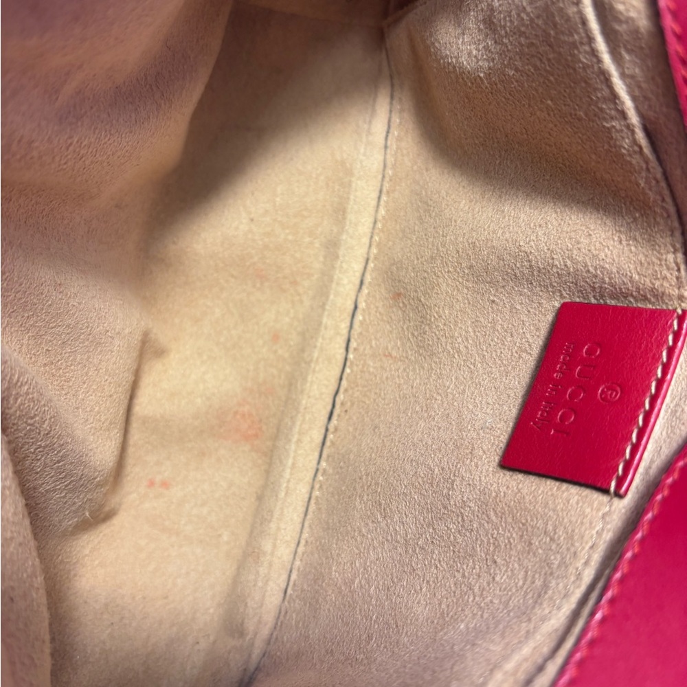 Gucci mini Flap Marmont Red - Picture 10 of 16